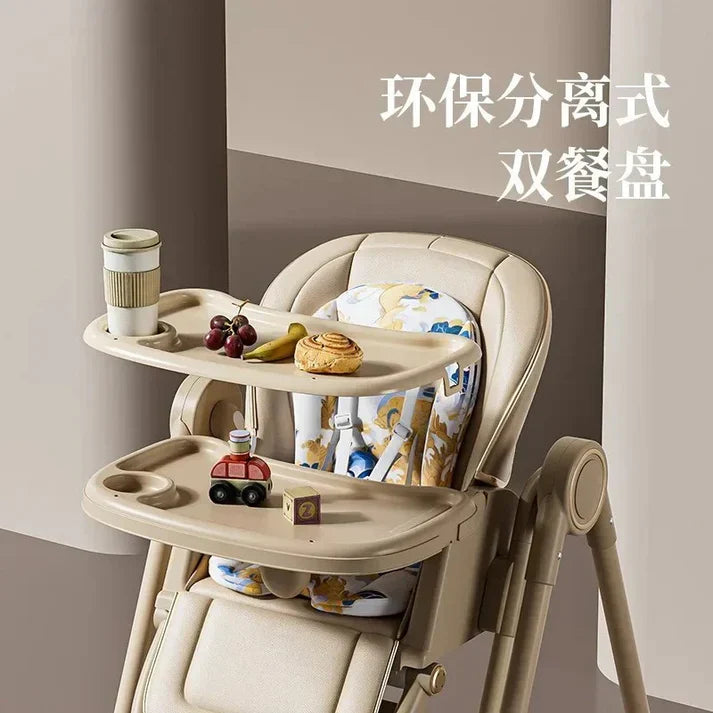 Infant Rocking & Feeding Chair 2-in-1 Foldable & Adjustable Design