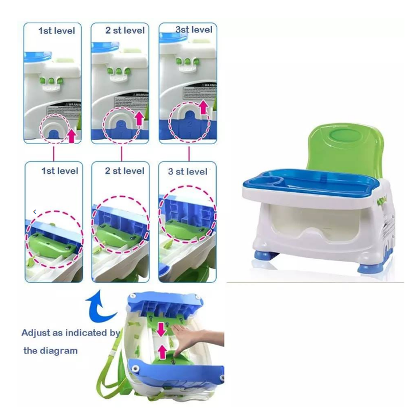 Portable Baby Dining Chair with Safety Belt