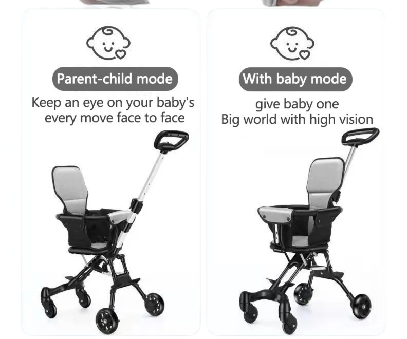 Baby Stroller – Lightweight, Foldable & Travel Friendly