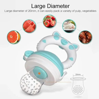 Baby Fruit Feeder Pacifier with Silicone Teat