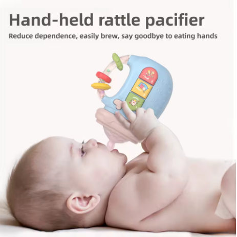 Toddler Rattle Bottle Learning Toy with Sounds